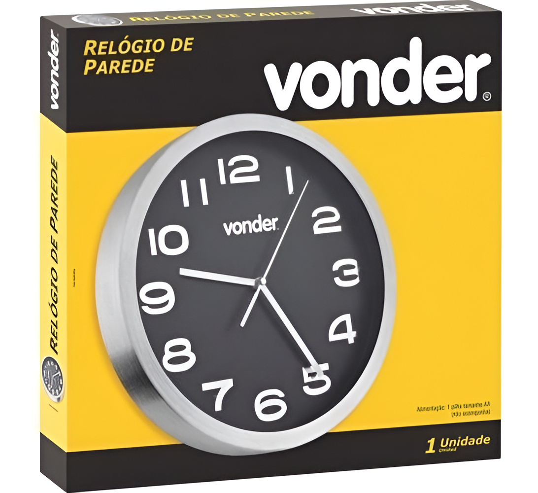 Relógio de Parede Vonder 2