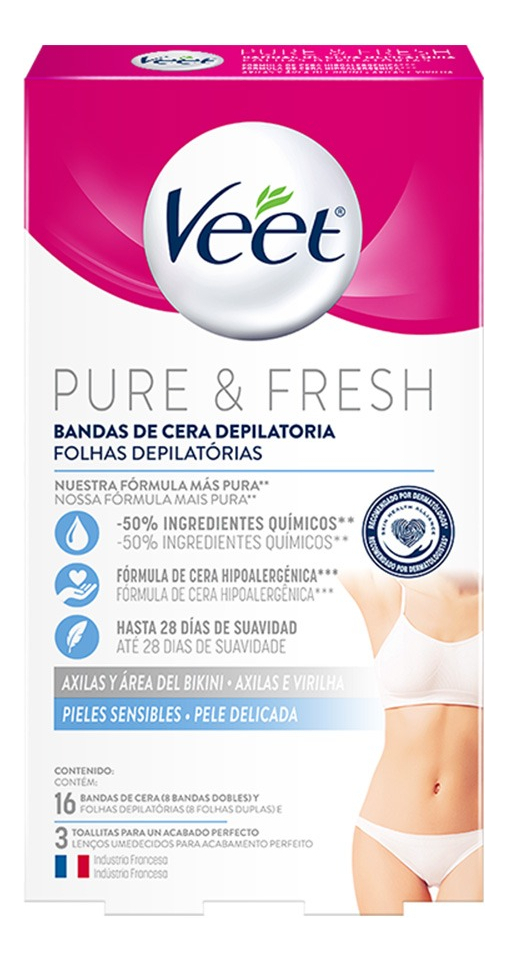 Veet Pure & Fresh Pele Delicada 1
