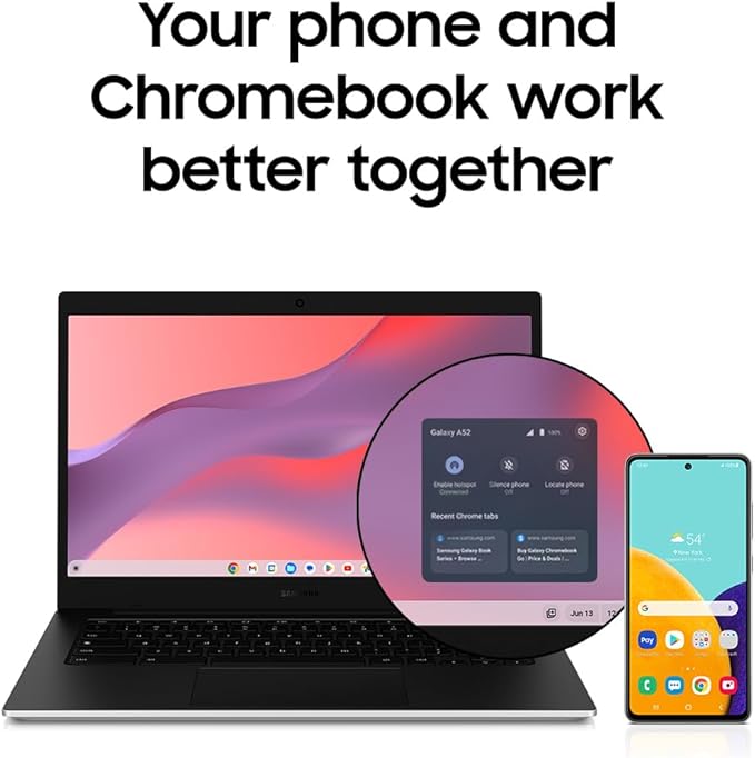 Galaxy Chromebook Go Chrome OS 14” Celeron 4 GB 3