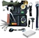 TERRAX Kit de Sobrevivência Pesca Caça Canivete Lanterna Paracord Pederneira Ferramenta Multifuncional 1