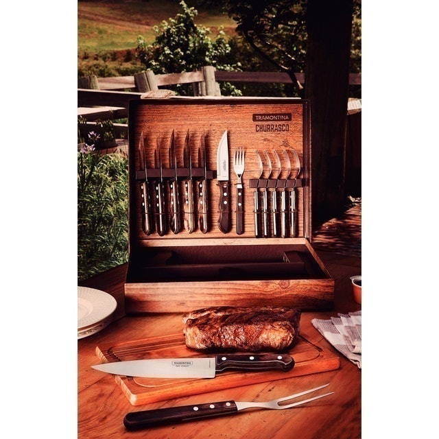 Kit para Churrasco Tramontina com Caixa de Papelão 15 Peças 3