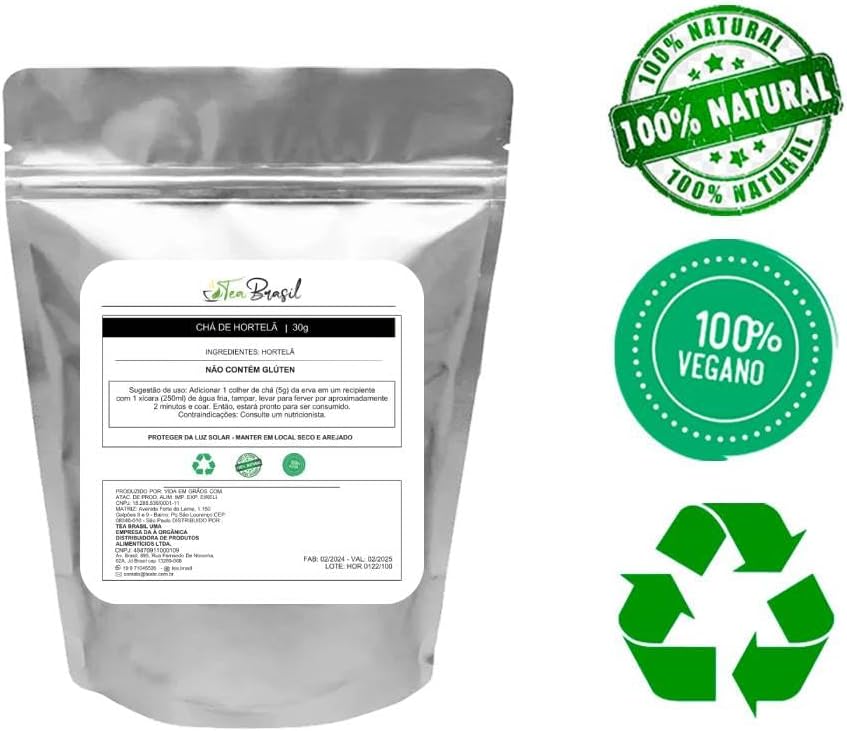 Chá de Hortelã Gourmet Tea Brasil 3