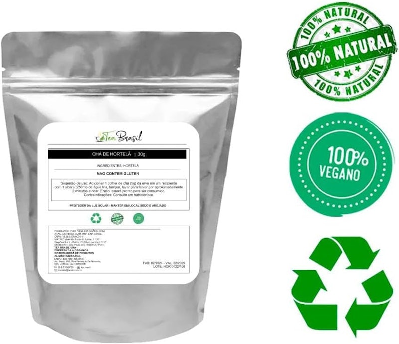 Chá de Hortelã Gourmet Tea Brasil 3
