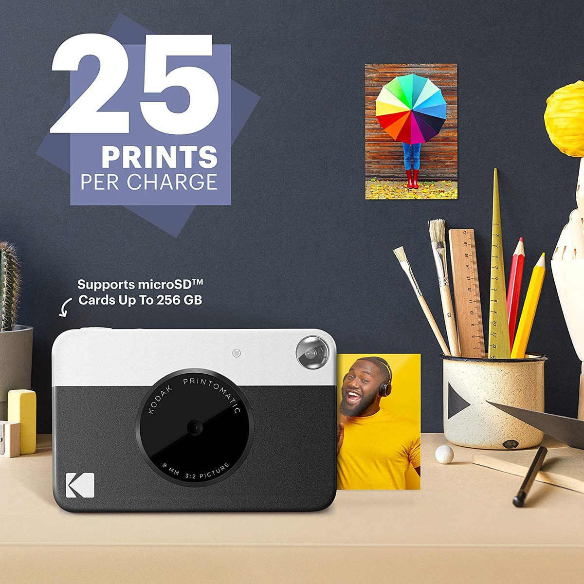 Câmera de Impressão Instantânea Kodak Printomatic 3
