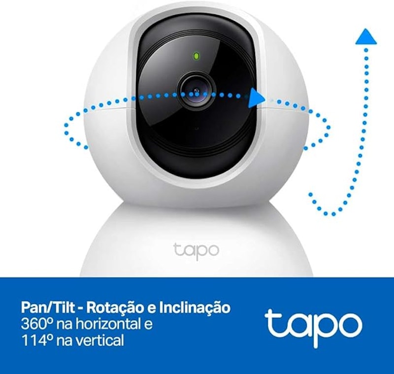Câmera Wi-Fi de Segurança Residencial Pan/Tilt 4