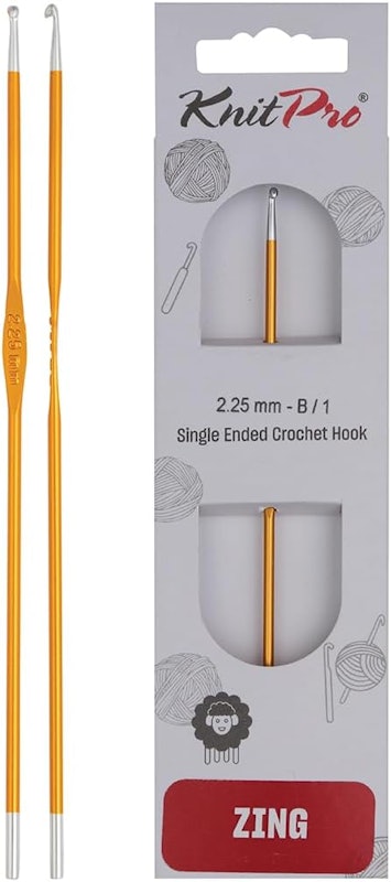 Agulha de Crochê de Ponta Única Zing KnitPro 1