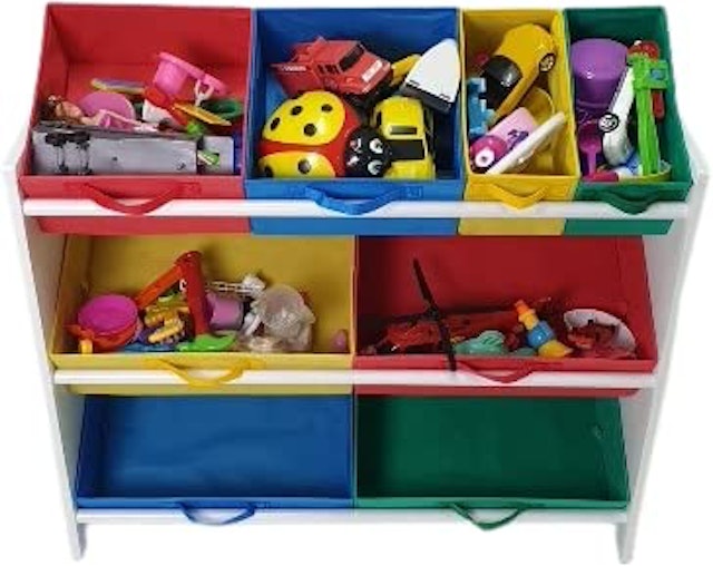 Organizador de Brinquedos Infantil - Grande Colorido 2