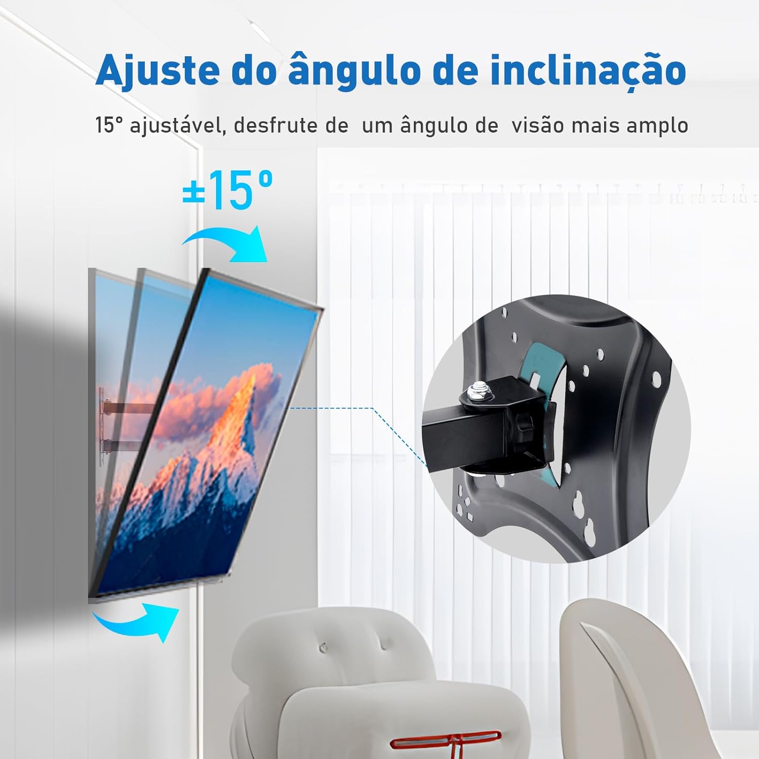 Suporte para TV 14-55" Triarticulado 5