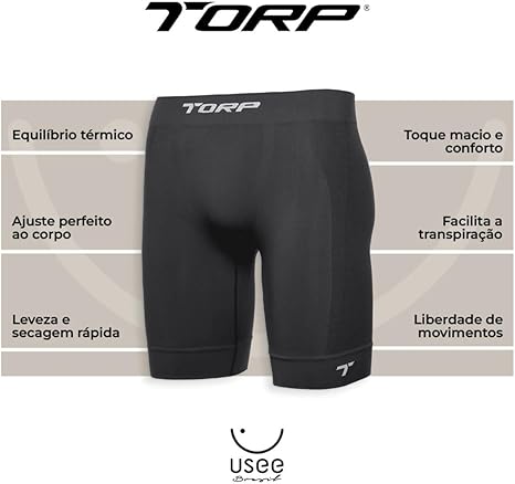 Bermuda Térmica Masculina Sem Costura Basic 3