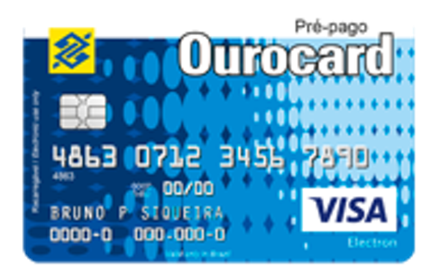 Cartão Ourocard Pré-Pago 1