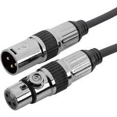 Cabo XLR Macho - XLR Fêmea 1,5 m Balanceado Audio Pro