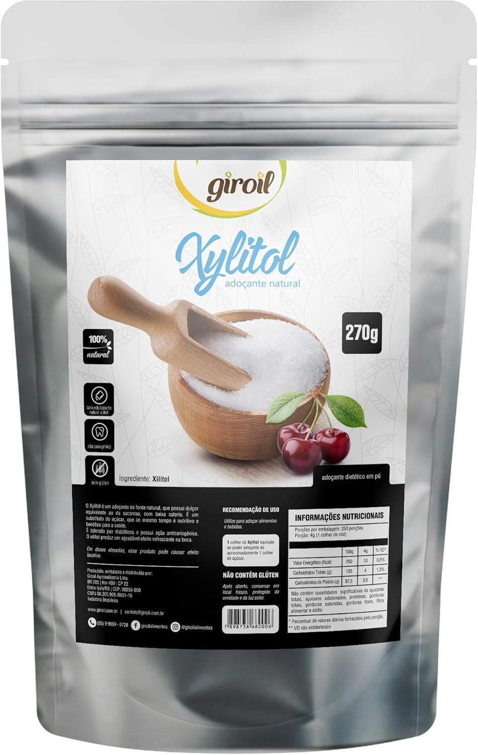 Adoçante Xylitol Giroil 1