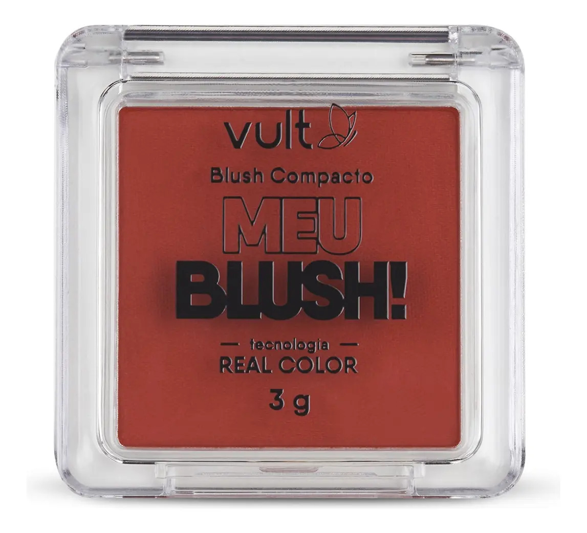 Blush Compacto Coral Matte Meu Blush! 1