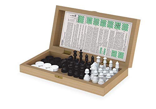 Jogo Xadrez e Damas Escolar 3
