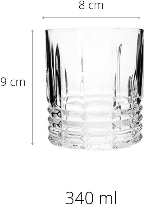 Jogo de 6 Copos Whisky Koper 340 ml 3