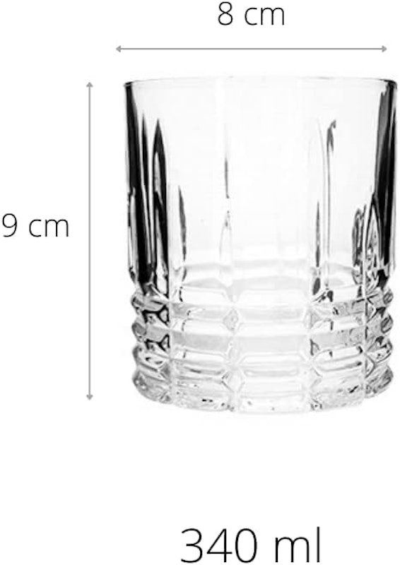 Jogo de 6 Copos Whisky Koper 340 ml 3