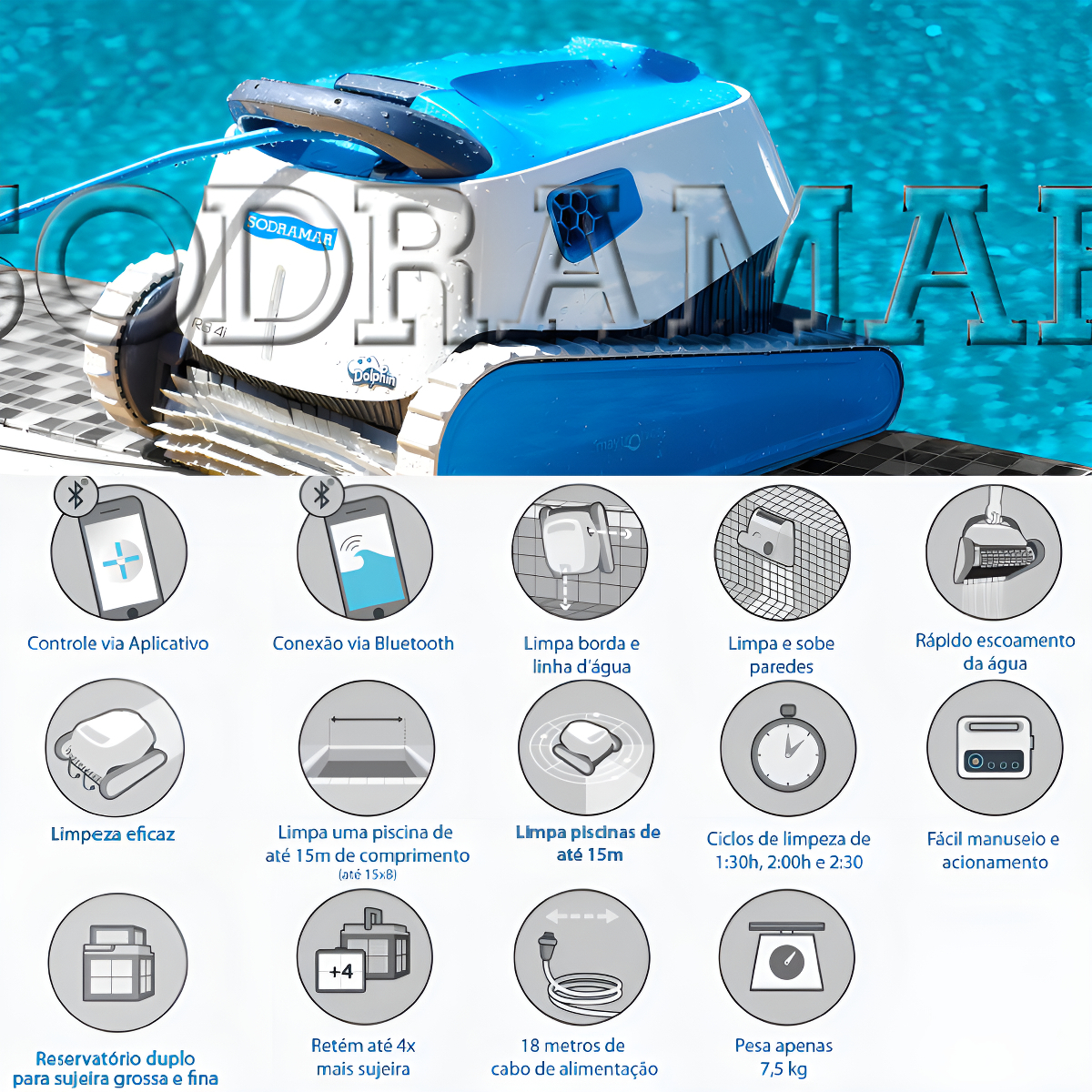Top 10 Melhores Robôs para Limpar Piscina (Mixtou, Sodramar e mais ...