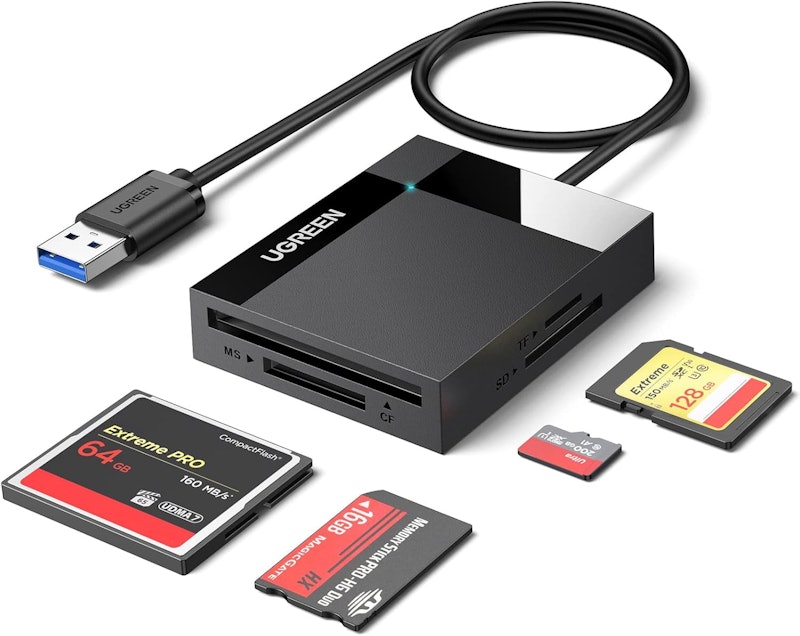 Leitor de Cartão Memória Ugreen para Usb 3.0 Externo Portátil 1