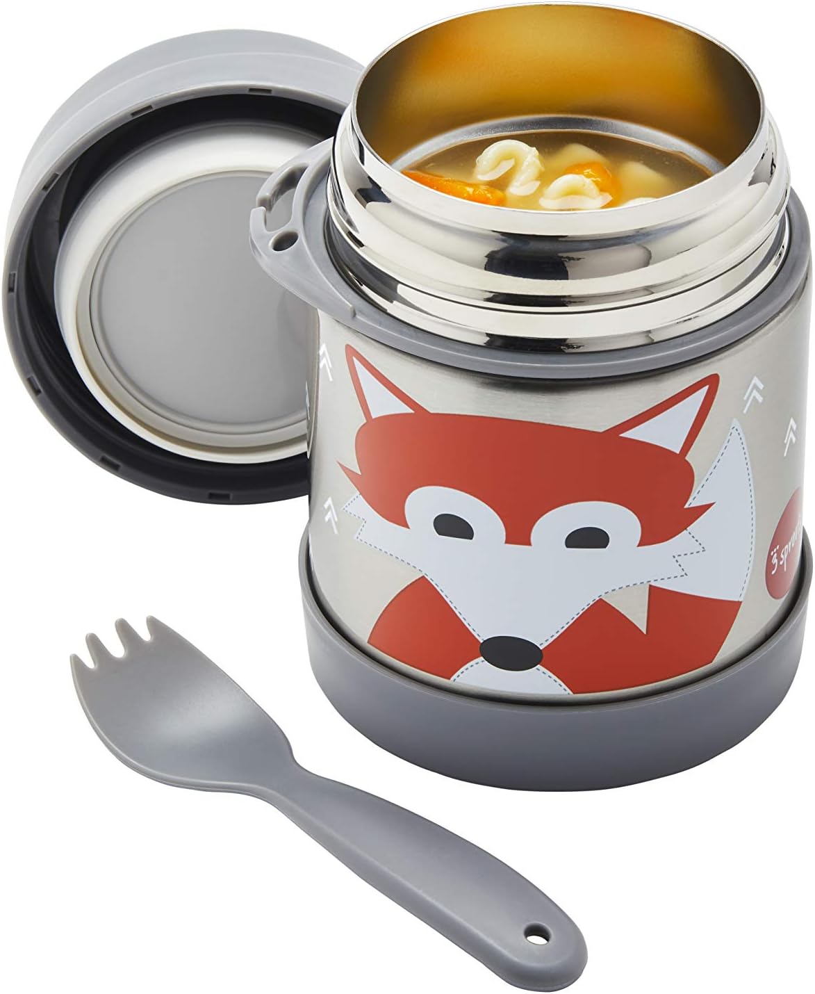 Pote Térmico Inox com Talher Raposa  3