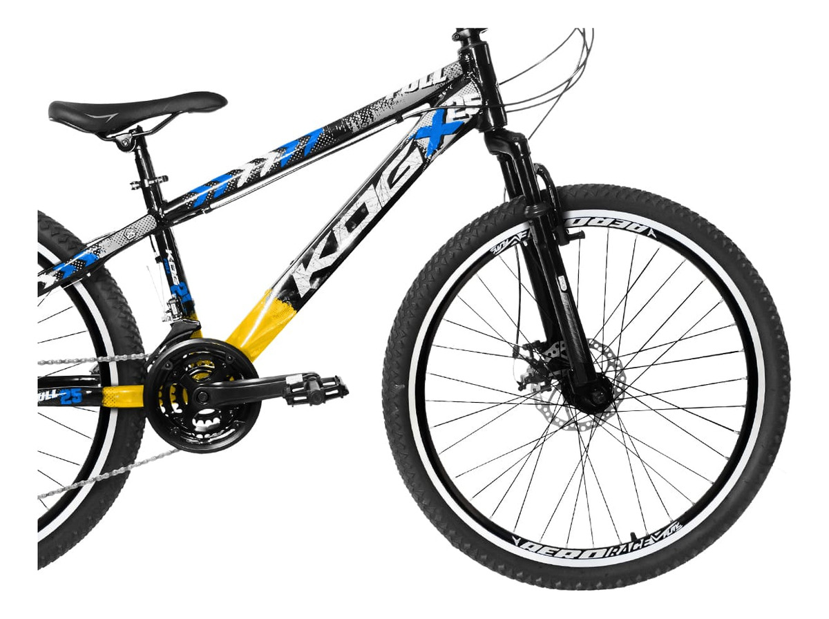 Bicicleta Aro 26 KOG Flay 18V Disco Freeride Full X25 Tipo Viking 4
