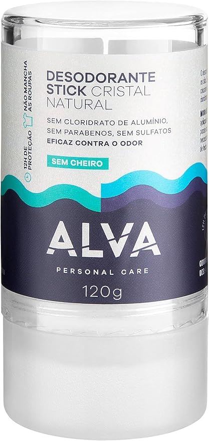 Desodorante Cristal Stick Vegano Alva 1