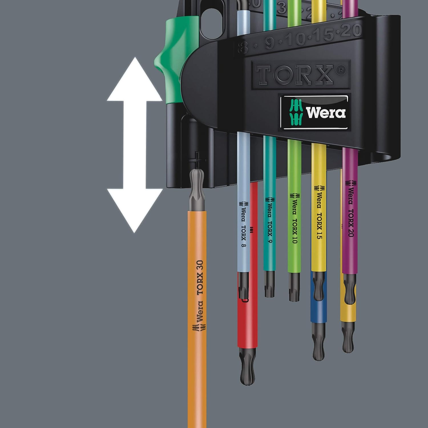 Conjunto de Chaves em L Torx Wera 4