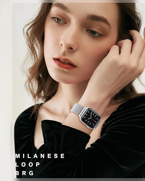Pulseira de Aço Inoxidável para Apple Watch BRG 5