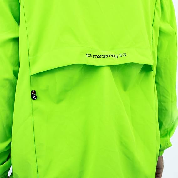 Jaqueta Corta-Vento de Ciclismo Masculina Race Amarelo Neon 5