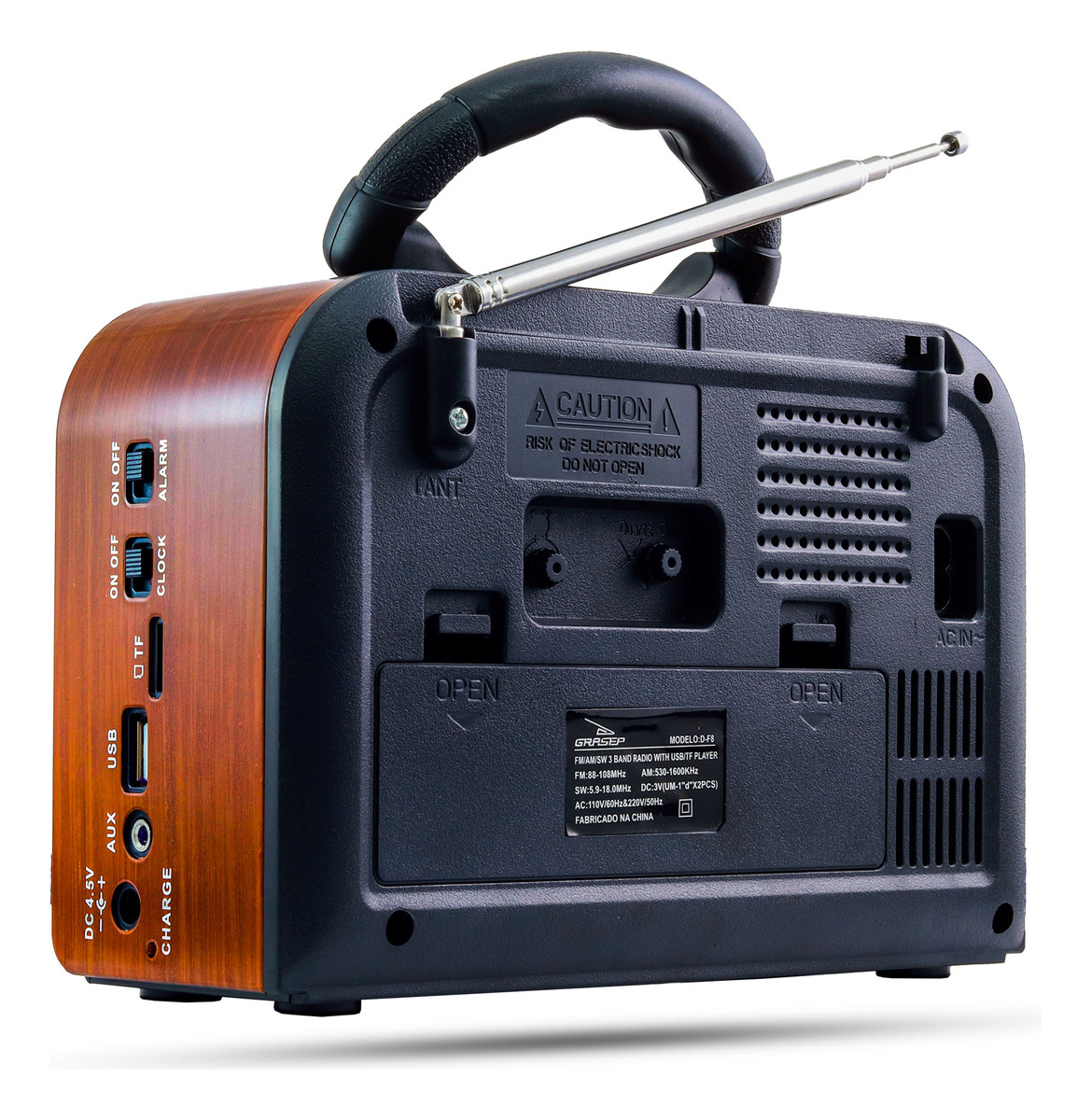 Rádio Portátil Retrô Vintage 2