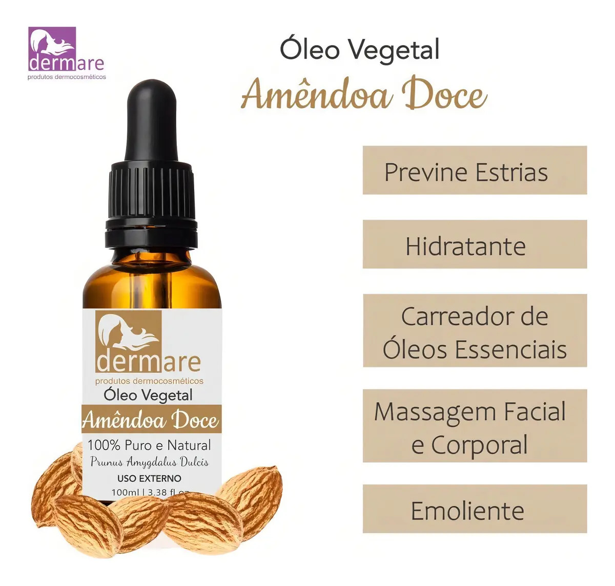 Óleo Vegetal Amêndoa Doce  4