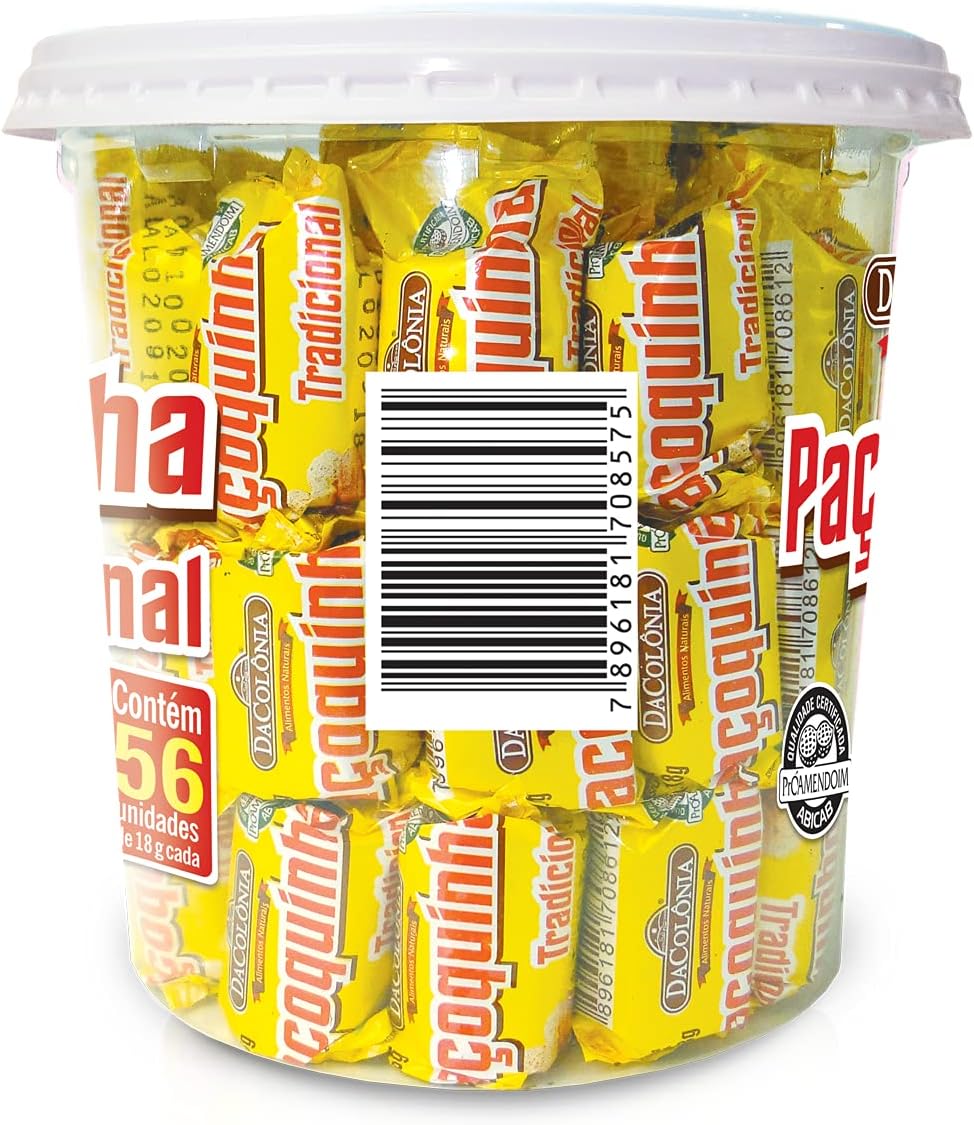 Paçoca Rolha Tradicional Balde DaColônia 2