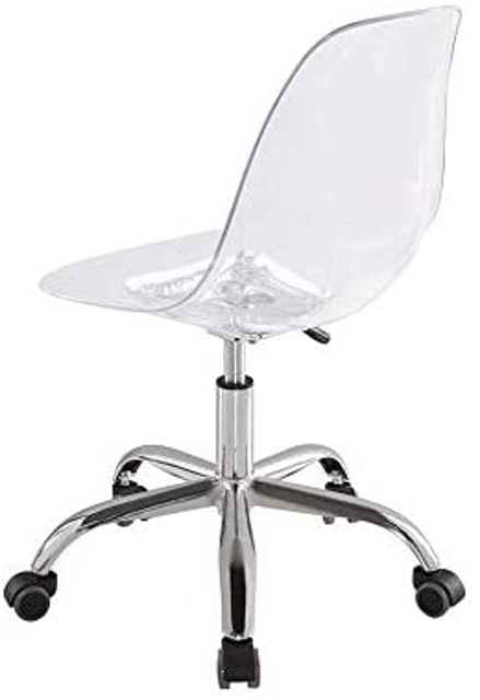 Cadeira Eames Giratória Transparente 3