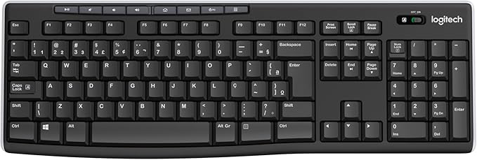 Teclado Sem Fio Logitech K270 1