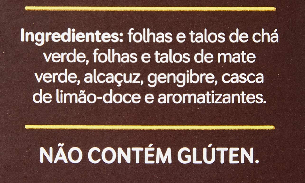 Cápsula de Chá Verde com Limão e Gengibre TRES 3Chá 5