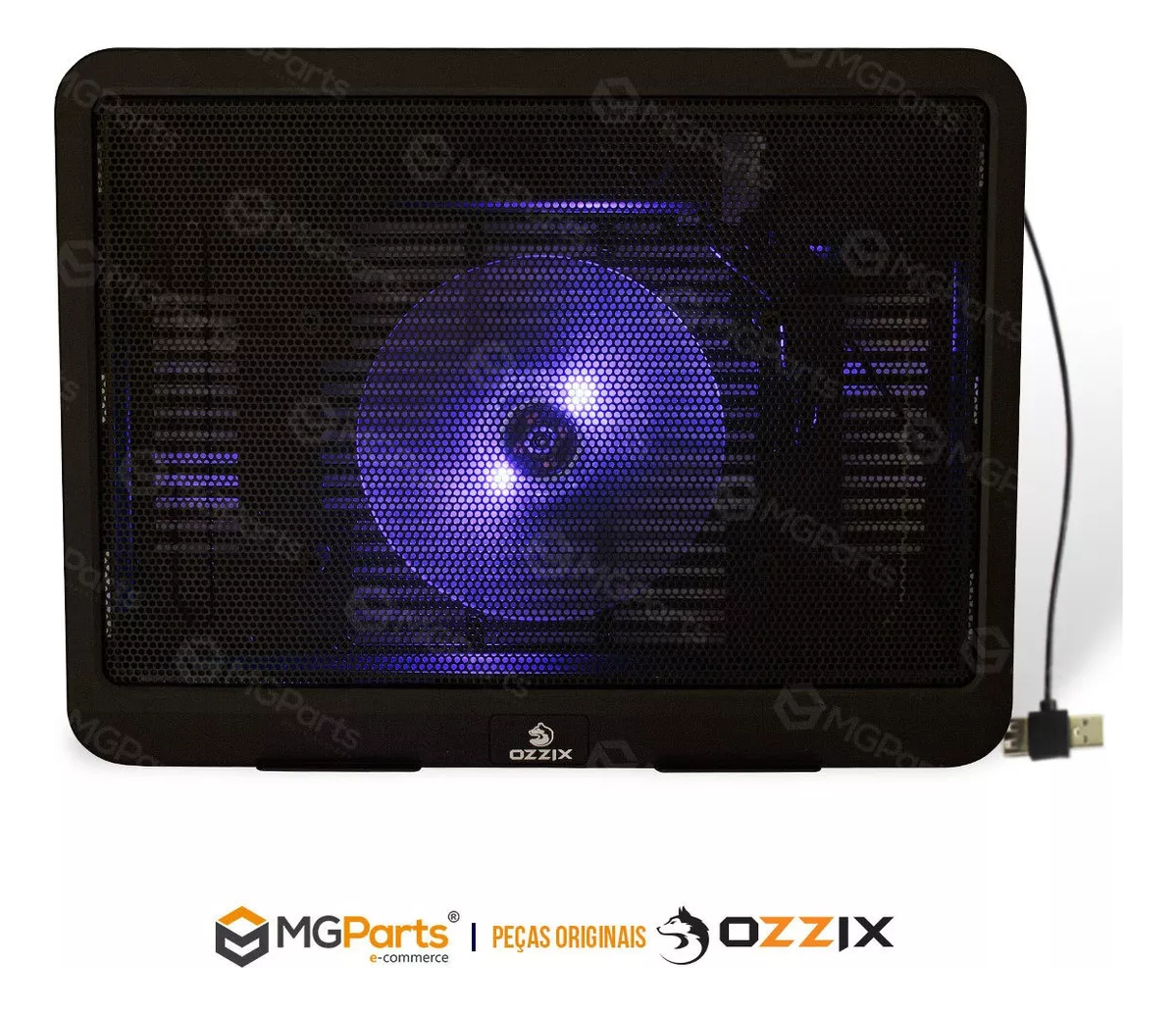 Base com Ventilação Cooler LED para Notebook Apoio 2