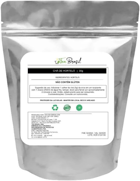 Chá de Hortelã Gourmet Tea Brasil 1