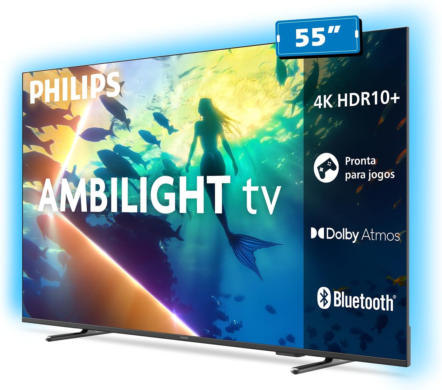 TV LED 4K Ambiligh Philips 55" 2