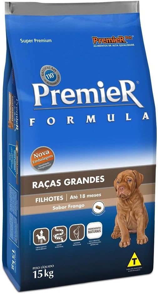 Ração Formula Cães Filhotes Porte Grande & Gigante Frango PremieR 1