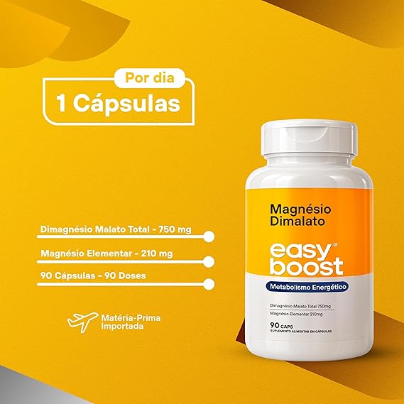 Magnésio Dimalato 90 Caps 3