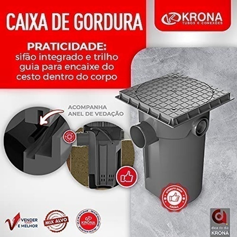 Caixa de Gordura Krona 4