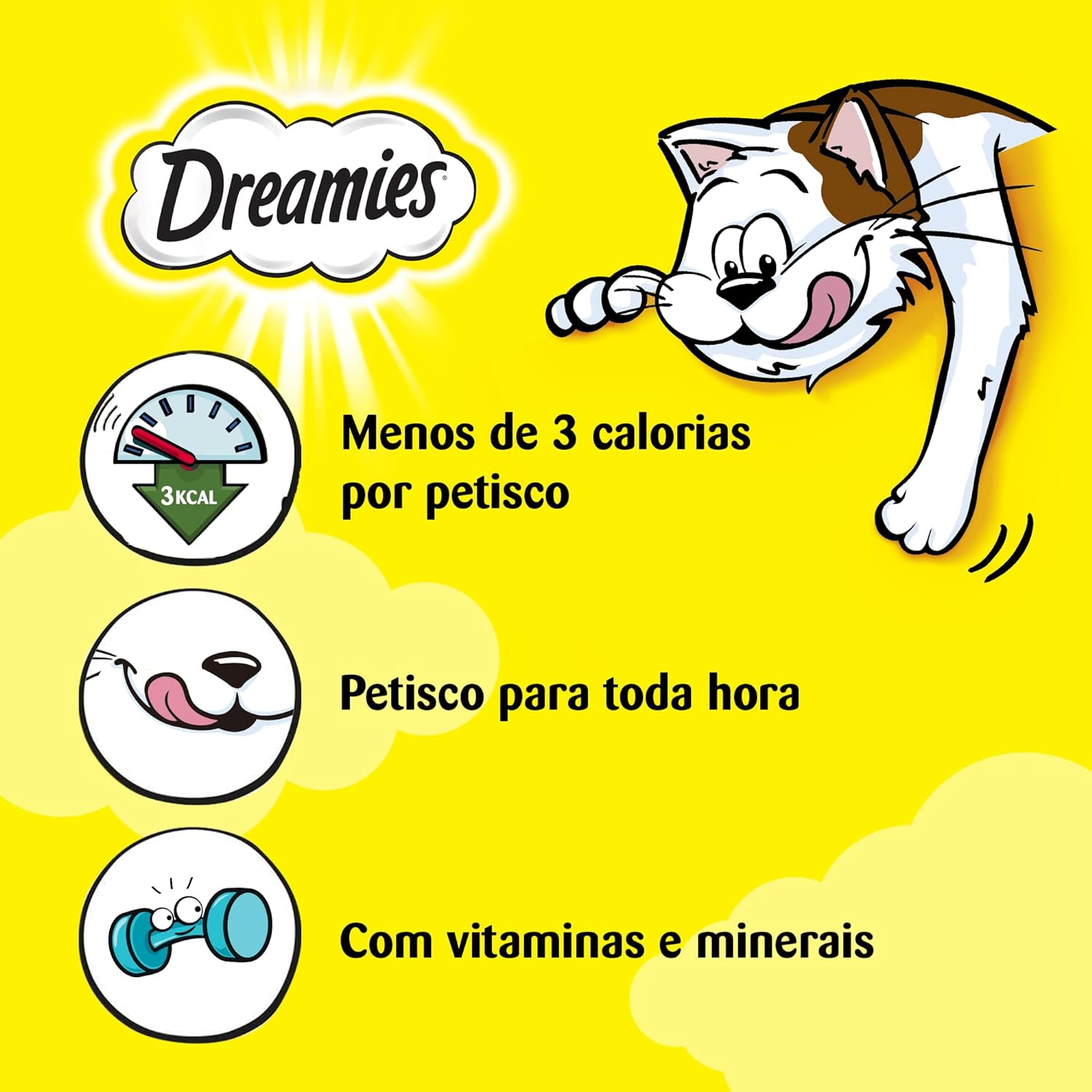 Petisco para Gatos Dreamies 3