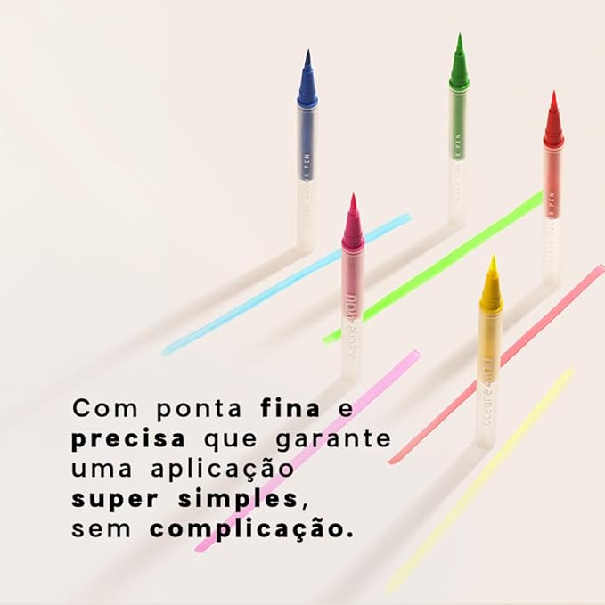 Caneta Delineadora Azul - Flash Color Pen Neon Blue 4you 3