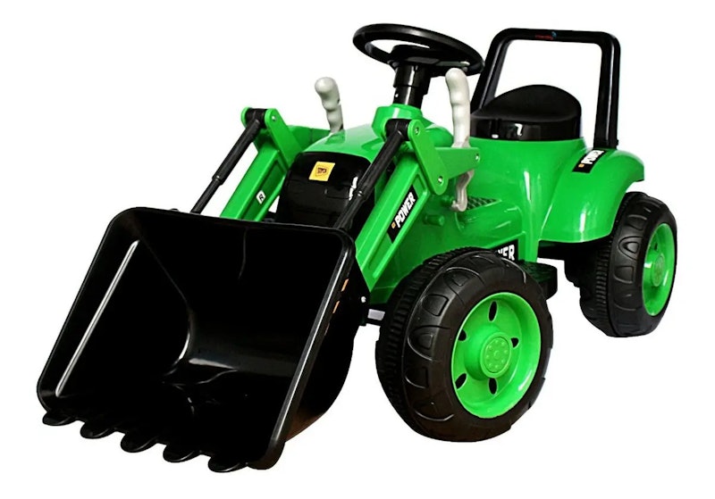 Mini Trator Escavadeira Elétrico Infantil 12 V 1