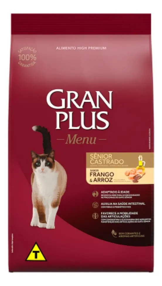 GranPlus Menu Gato Sênior Castrado 1