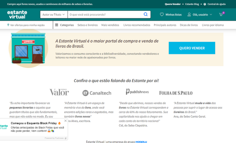 Estante Virtual 3