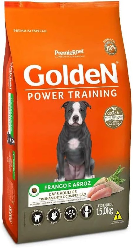 GoldeN Power Training Cães Adultos Frango & Arroz 1