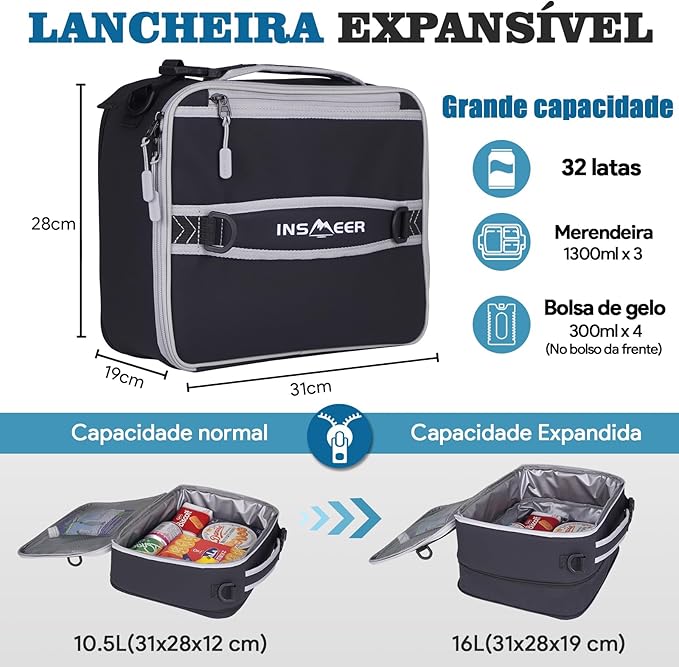 Bolsa Térmica Marmita Expansível  5