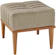AGARB ESTOFADOS Puff em Linho Quadrado Valentin Agarb Decor 1
