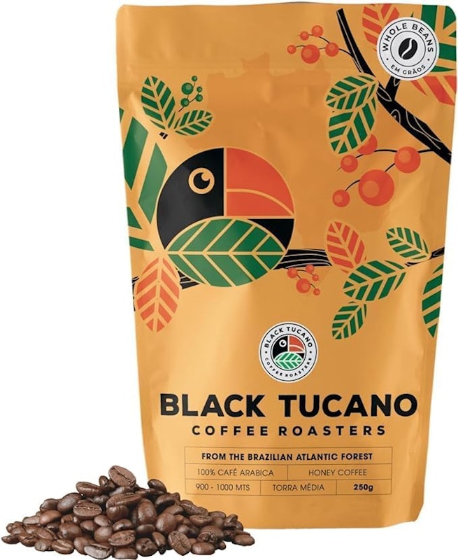 Café Black Tucano Honey Coffee Torrado e em Grãos 250 g 1