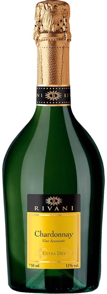 Vinho Italiano Espumante Rivani Chardonnay Extra Dry 1